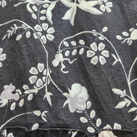 THE GOLDEN GLOBE CLOTHING BLACK TIERED MAXI DRESS 100% COTTON Size 1X NWT - Picture 8 of 11